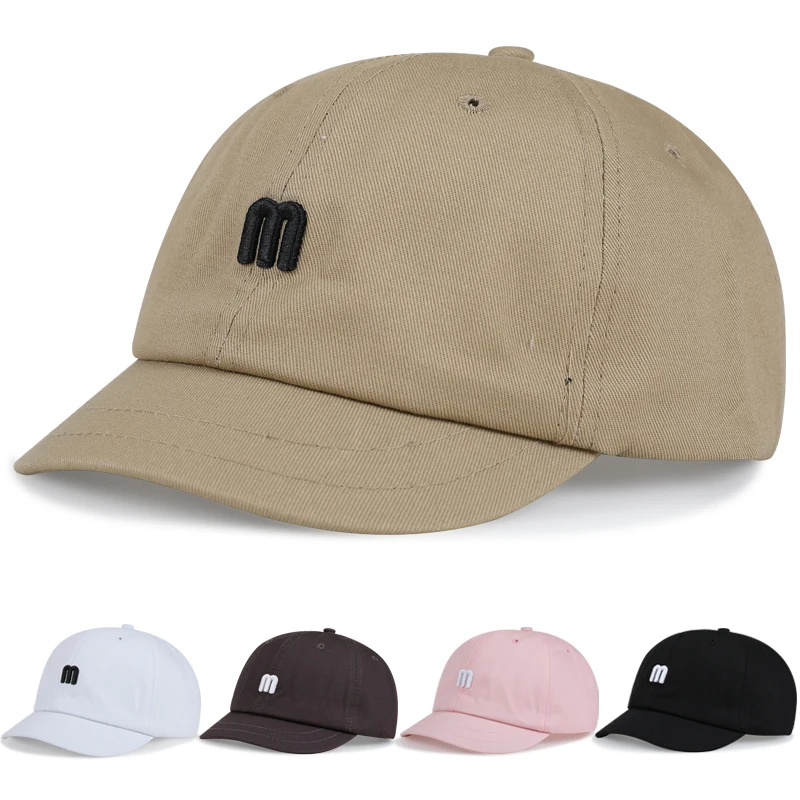 

Women's Baseball Cap with Short Brim Summer Hat with Short Tongue and Short Brim