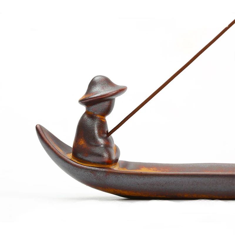 Керамическая курильница MetosiLife для рыбалки пожилых людей держатель палочек