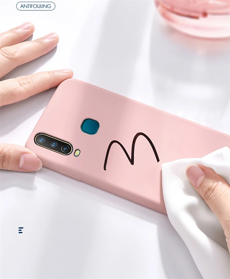 Чехол для Vivo Y17 чехол телефона мягкий резиновый оригинальный защитный из жидкого