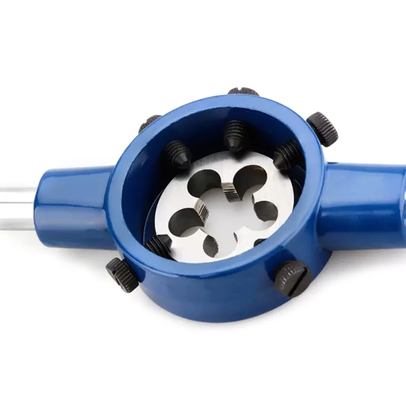 

1Pcs Round Die Wrench Flexible Steel Circular Die Handle for Dies Threading Tools M3-M16 C7AC