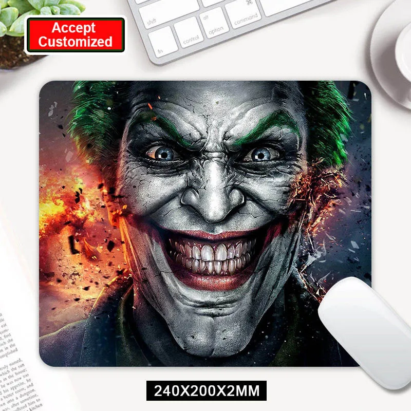 Игровой коврик для мыши геймер Коврик для мыши Компьютерная коврик для мыши Джокер натуральный резиновый коврик для мыши и клавиатура настольный коврик игра