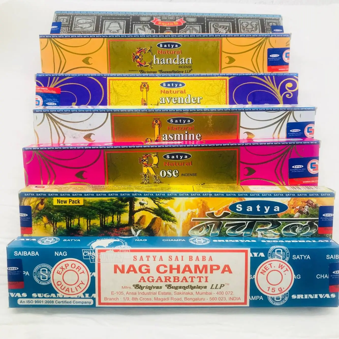 Индийский Satya Nag Champa сандаловое дерево линия аромат очищающий воздух медитация