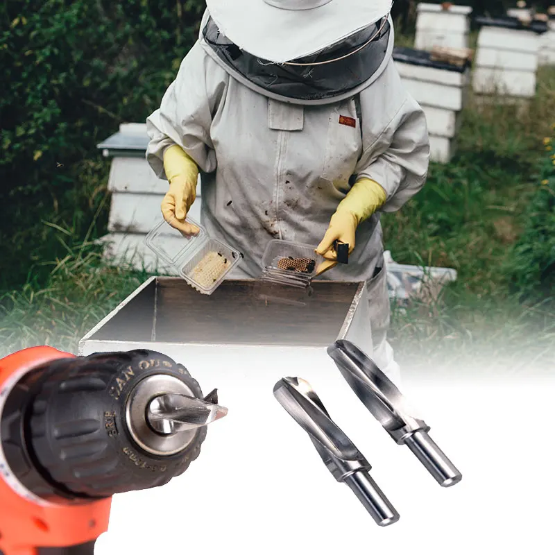 Спиральный вращающийся инструмент для пчеловодства сверло из нержавеющей стали