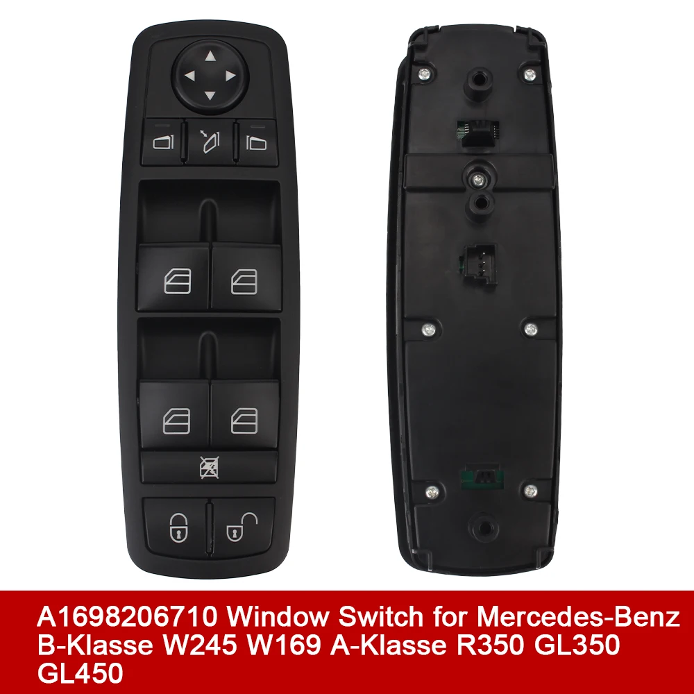 

Электрический переключатель окон A1698206710 1698206710 для Mercedes-Benz B-klase W245 W169 A-klase R350 GL350 GL450