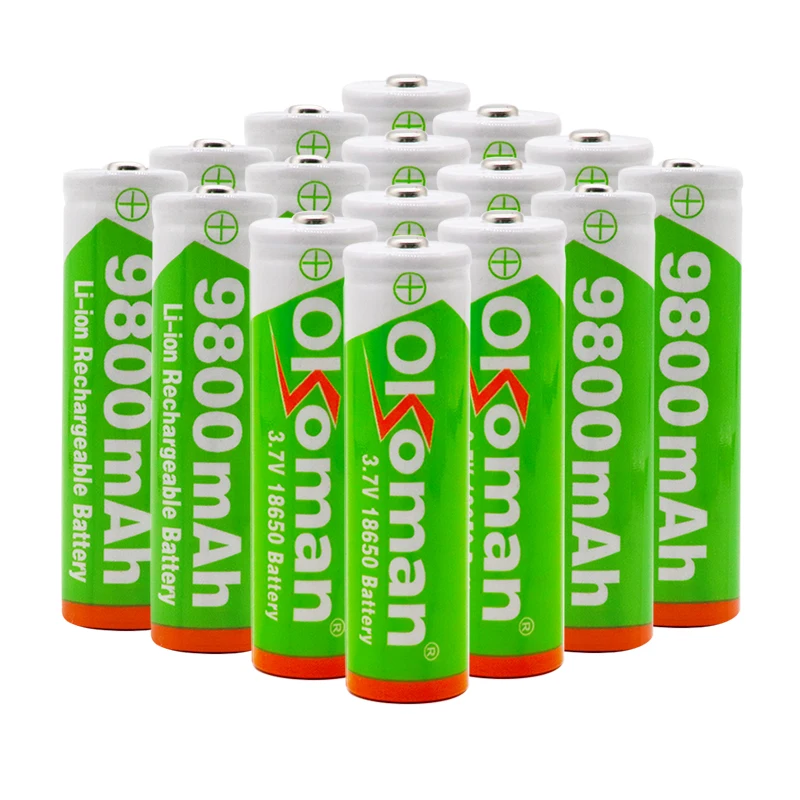 2020 Новый 3 7 V 18650 9800mAh аккумуляторная батарея высокой емкости литий ионная для