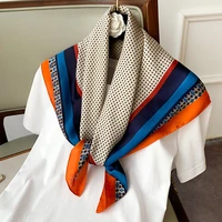 new small square scarves silk scarves womens versatile spring and autumn professional wear accessories scarves and neckbands