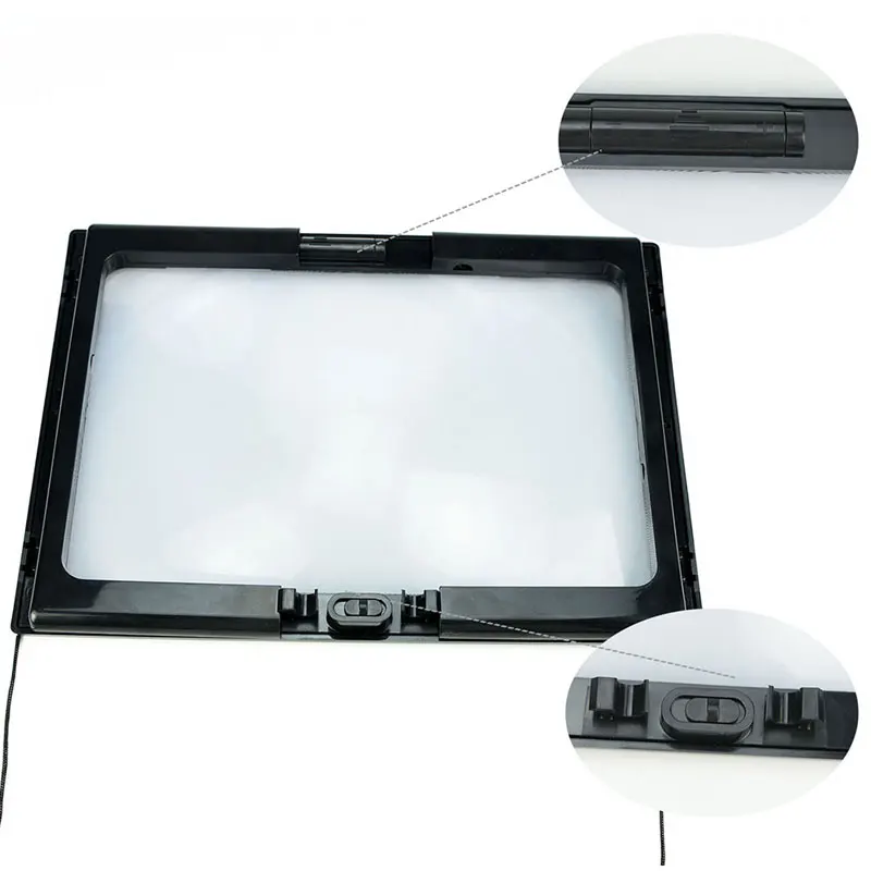 A4 большой объектив настольная линза Френеля лупа пожилых людей чтение