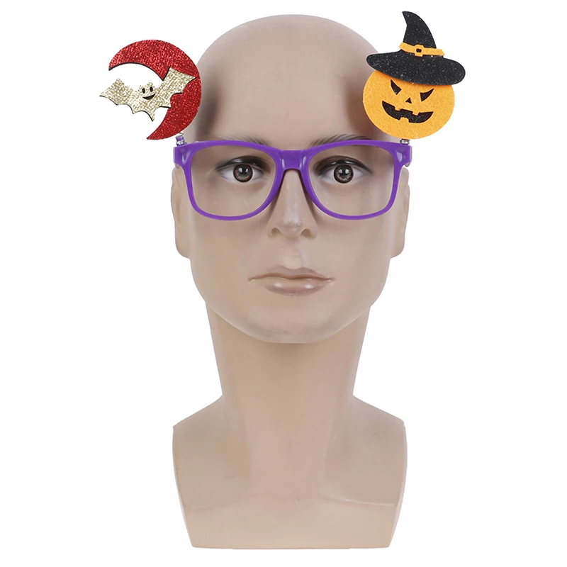 Креативные очки на Хэллоуин рамка летучая мышь ложка реквизит тыква украшение