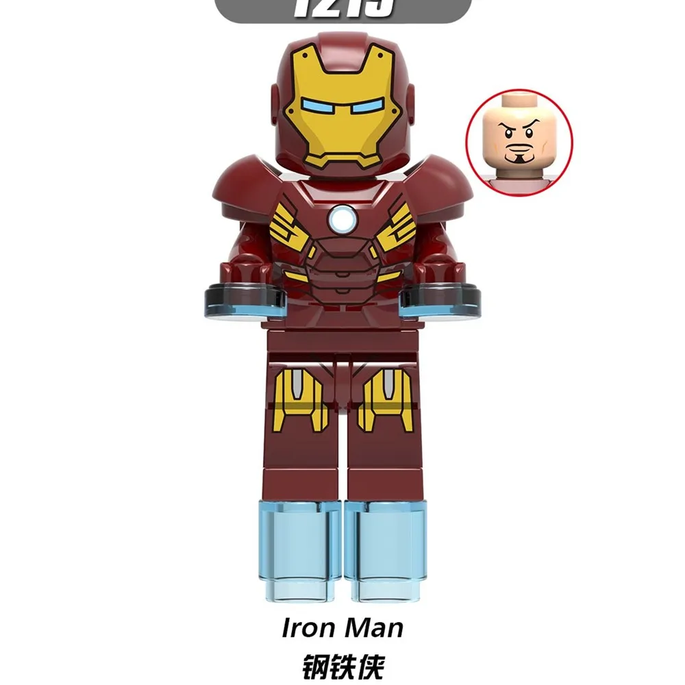 Железный человек Marvel MK36 MK27 MK31 MK30 MK50 строительные блоки фигурки Детские