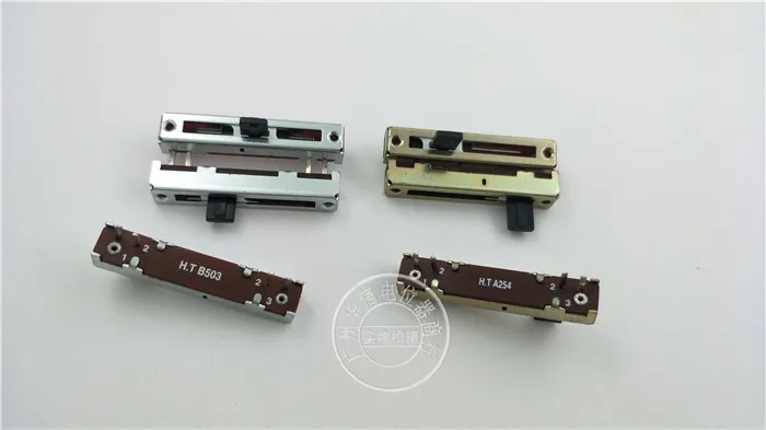 Оригинальный новый 100% S2040N-1A2-B503 A254 35 мм прямой подвижный измерительный потенциометр A250K-6MM B50K-5MM (переключатель)