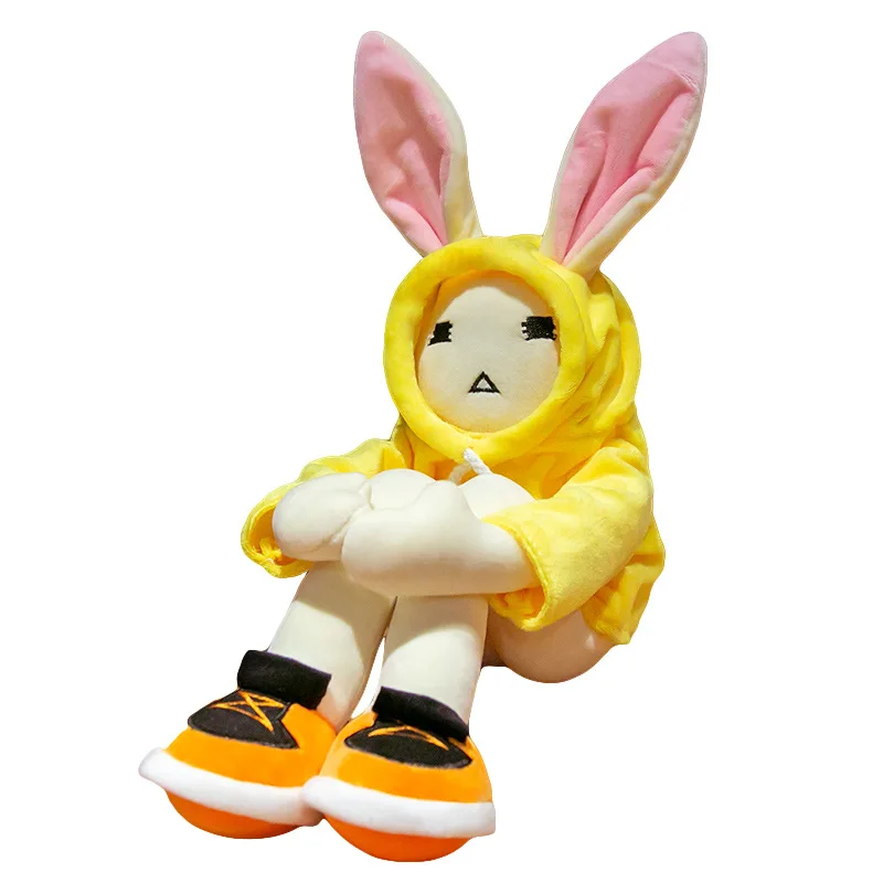 

Ins net celebrity cute healing system squatting little yellow man doll girl heart doll birthday gift for girlfriend creative