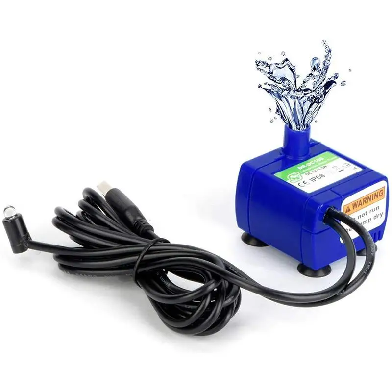 

Pump For 3-Stage Filtration Automatic Pet Cat Water Drinking Fountain Cube Flower Style 2.5L Dog Drinking Bowl Feeder Cat Dogs