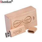 Usb-флеш-накопитель SHANDIAN деревянный в коробке, 6432164 ГБ