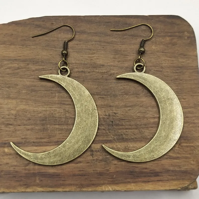 1 пара модные милые серьги с Луной женские текстурные серьги|Серьги-подвески| |