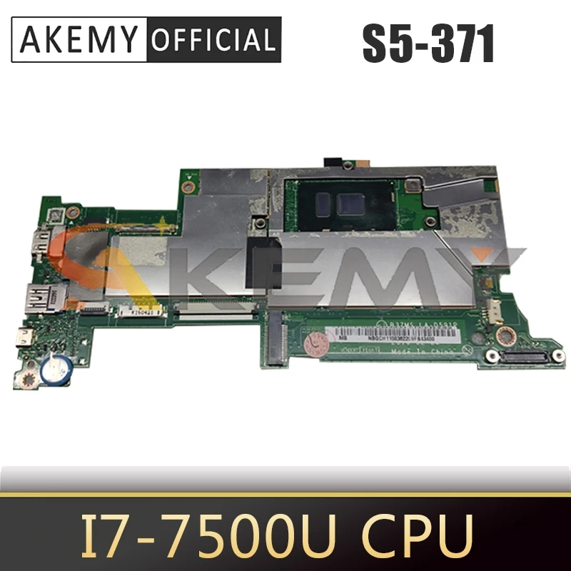 

Для ACER Aspire S5-371 i7-7500U материнская плата для ноутбука LA-D591P SR2ZV материнская плата для ноутбука