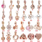 S925 Стерлинговое Серебро, бусины, подвеска, искусственная карета, любовь, листья, стильная веревка, подвесные бусины для творчества