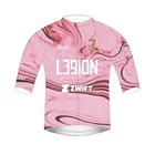 L39ion розовая велосипедная Джерси, мужские велосипедные рубашки с коротким рукавом, велосипедные топы, Летняя трикотажная одежда для горного велосипеда, велосипедная одежда