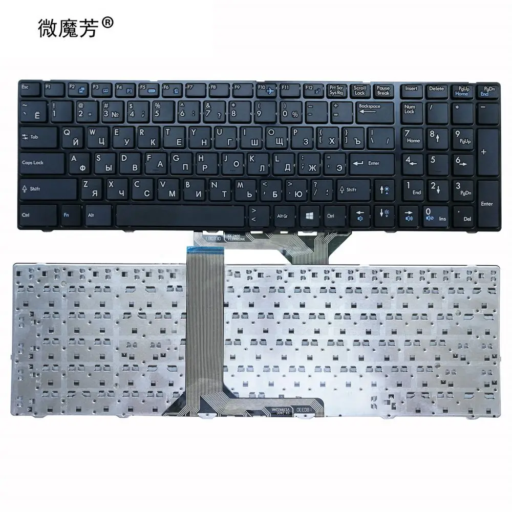 Teclado do Laptop Novo para Msi Cr61 Cr70 Cx70 V139922ck1 Russa ru Ge60 Ge70 Gp60 Gp70
