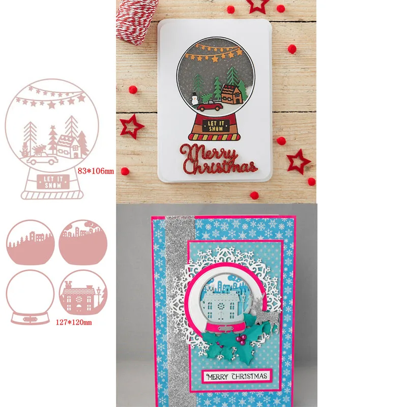 Рождественский хрустальный шар Снежная елка строительный автомобиль Декор