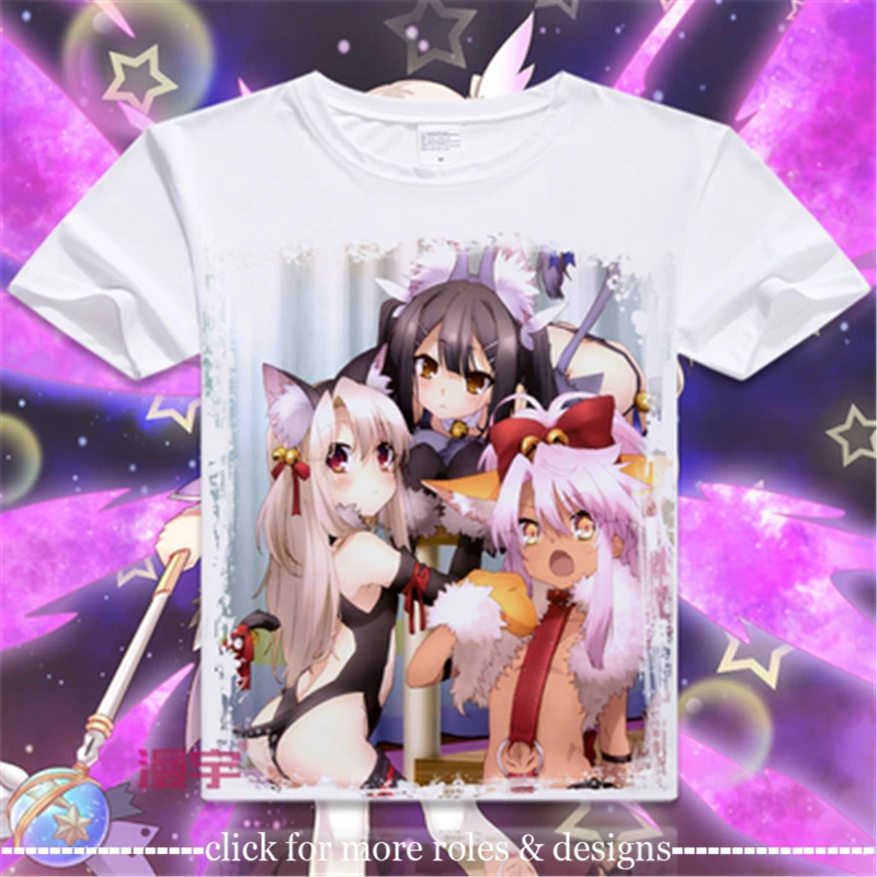 Костюм для косплея Fate kaleid призма илля иллясвела фон эйнзберн футболка с коротким