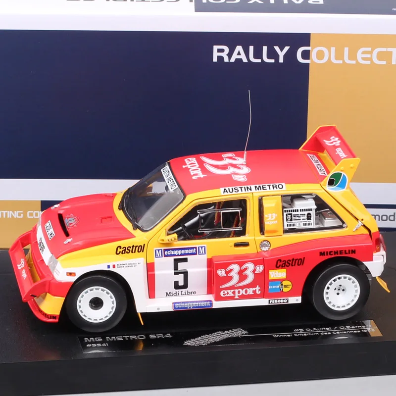 От солнца Детский Star супермини Остин MG Metro 6R4 #5 критерий des Cevennes 1986 литая модель