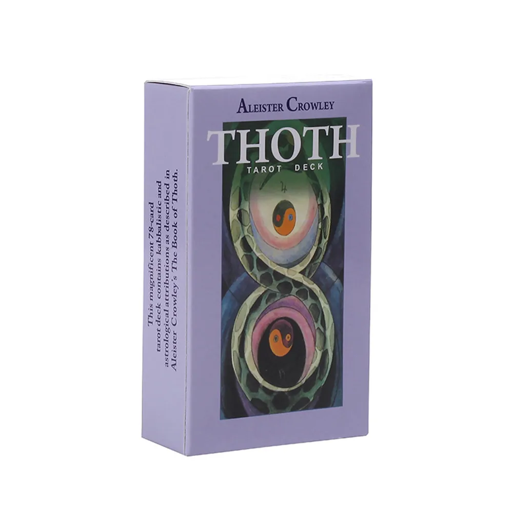

Mysterious Thoth Tarot Kit Sorcery Card Games Prophecy Deck