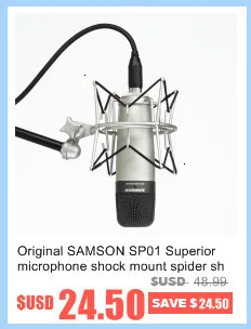 Samson C01u Pro конденсаторный микрофон для мониторинга в реальном времени с студийным монитором наушники Sr950 для вещания музыки записи