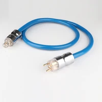 hifi audio power emc shielded euus ac power cord hi end silver plated schuko power cord cable hifi power cable for tube amp