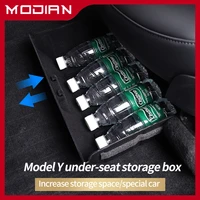 tesla car seat bottom storage box for tesla model y front seat tidy storage interior accessories modification