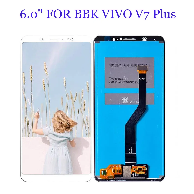 ЖК дисплей 6 0 ''для BBK VIVO V7 Plus сенсорный дигитайзер экран стеклянная панель