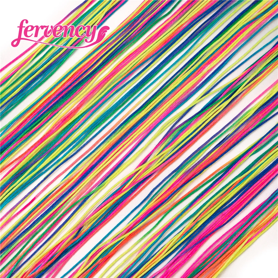 Цветная шелковая веревка для волос ручной работы набор аксессуаров девочек