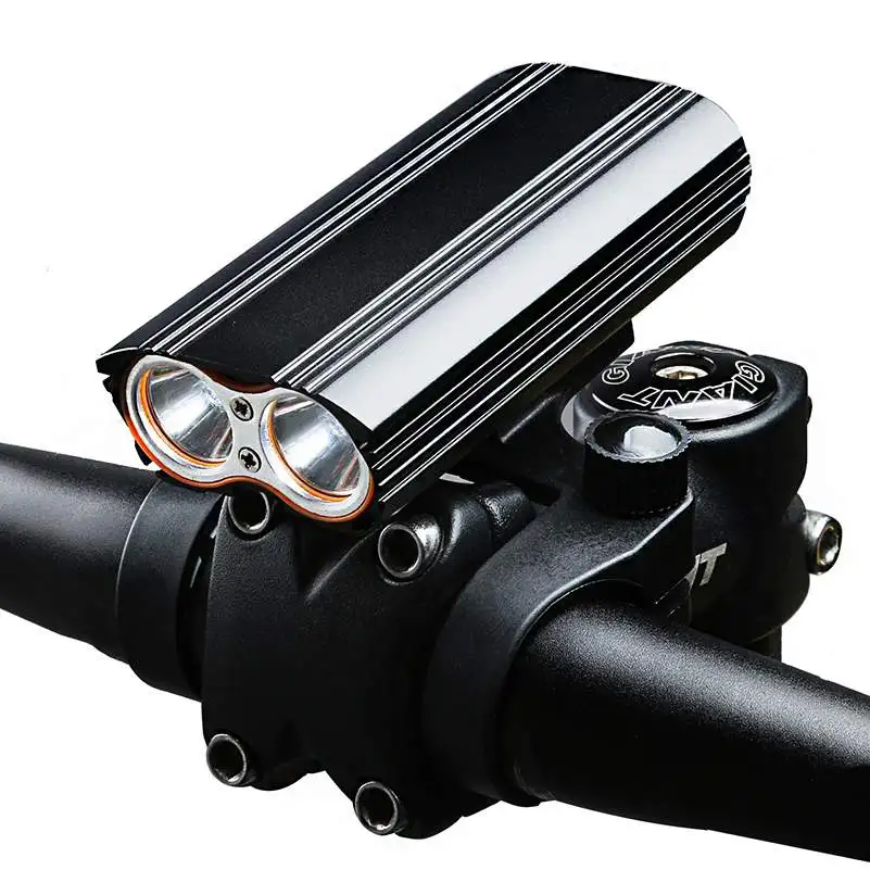 XANES DL06 1200LM 2T6 150 ° большой прожектор 6000 мАч батарея велосипед свет 4 режима usb-фонарь водонепроницаемый велосипедный фонарь