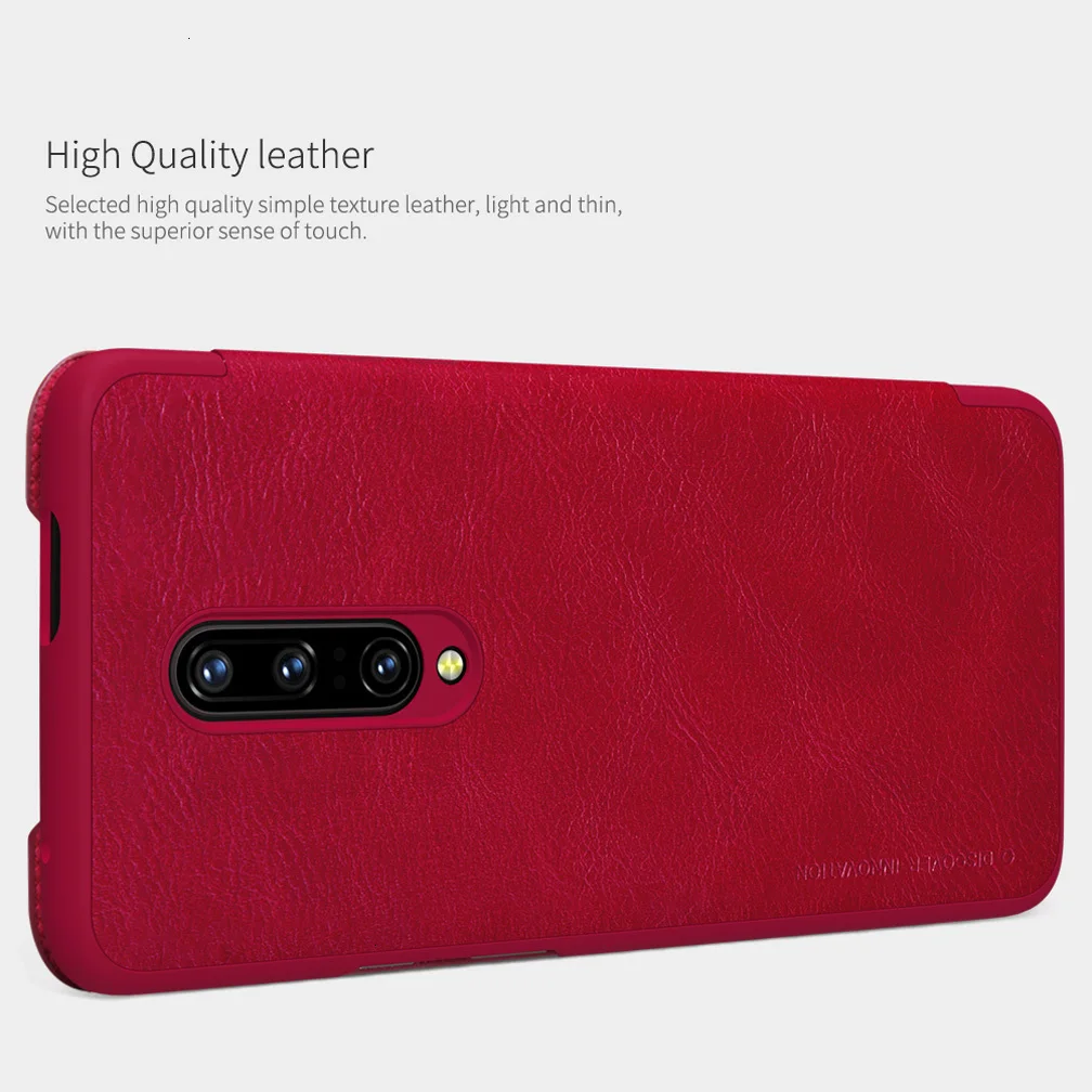 Серия NILLKIN QIN для OnePlus 7 Pro, чехол, винтажный флип-чехол, кошелек из кожи пу и ПК, задняя крышка для OnePlus 7