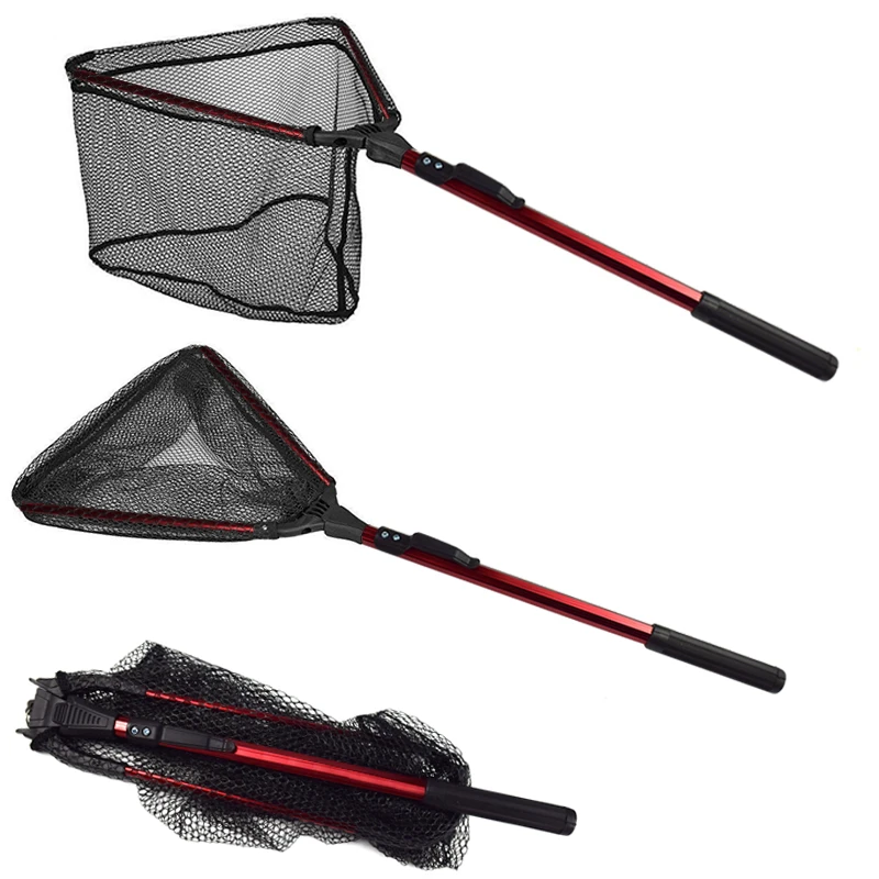 Портативная треугольная рыболовная салазка 80 см из алюминиевого сплава