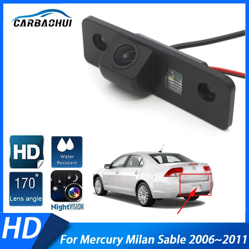 

Night Vision Waterproof Car Rear View Reverse Back Up Parking Camera ​For Mercury Milan Sable 2006 2007 2008 2009 2010 2011