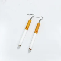 fashion woman earrings wholesale cigarette butts earrings restoring ancient ways gout contracted girl dangle earring for women