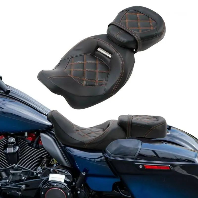 Водитель Мотоцикла ПАССАЖИРСКОЕ СИДЕНЬЕ ДЛЯ HARLEY Touring FLHT FLHX Street Glide Road King дорога