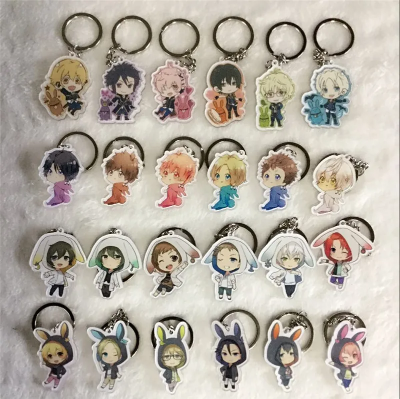 Брелок Tsukiuta из аниме Муцуки хаджим шимосуки Шун брелок для ключей игрушка