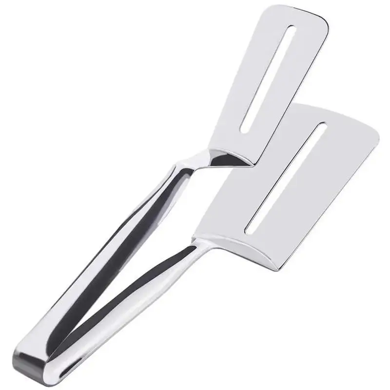 Steel Food Turning Spatula Tongs Cookers Stove Parts Set Cookware Appliances Kitchen Gas Pans Multifunctional Par F4H2