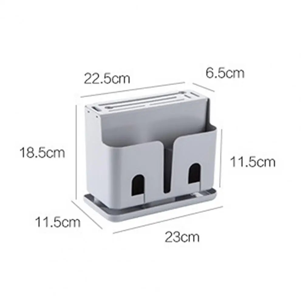 

Kitchen Organizer Integrated Chopsticks Storage Holder Household Plastic Bucket