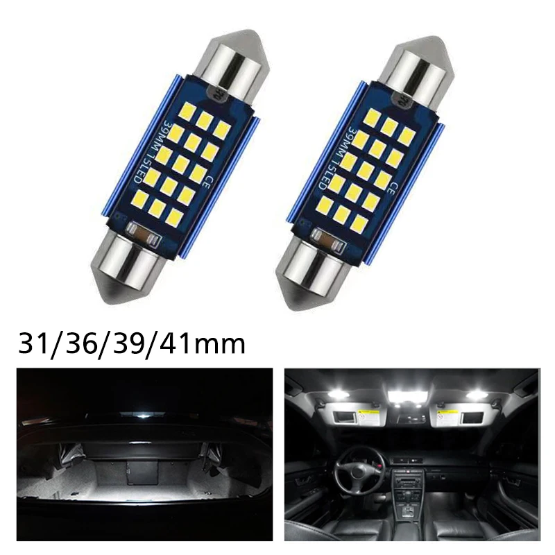 

2X автомобиль C5W C10W Canbus 31 мм 36 мм 39 мм 41 мм гирлянда светодиодная лампа Внутренняя купольная лампа автомобильная лиценсветильник светильник б...