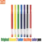 Ручка нейтральная Xiaomi mijia, многоцветнаяЦветная кисть 7 цветов 8,5 гофисКанцтоварыручка для рисования 0,5 мм, оригинальные ручки для подписей