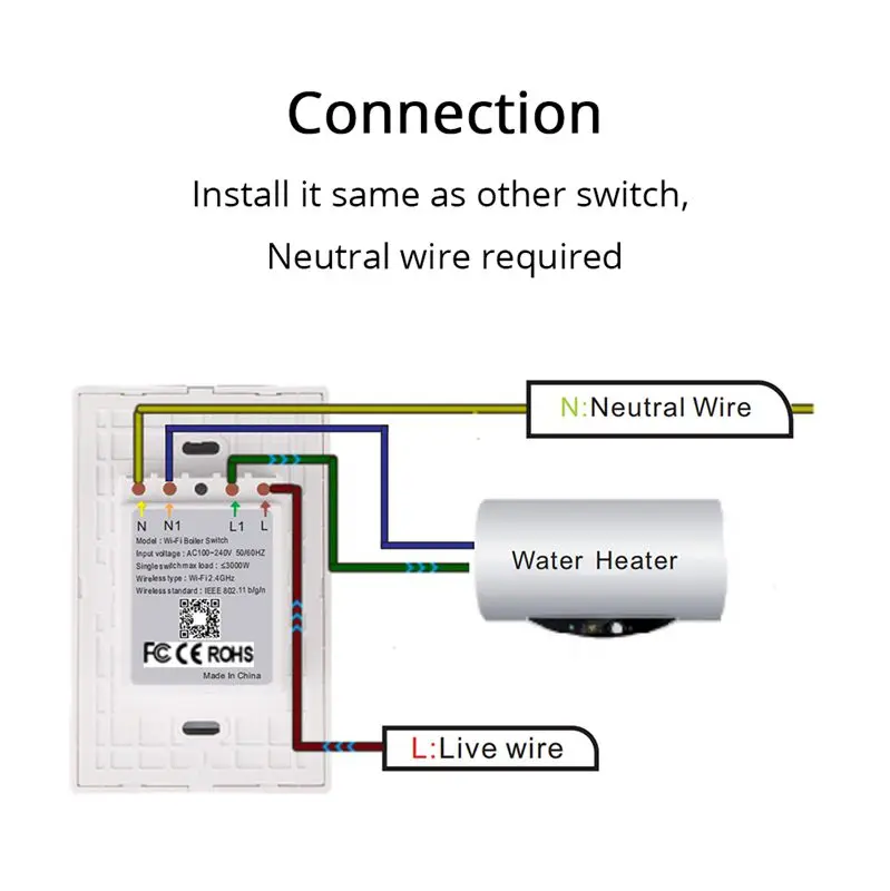 Умный водонагреватель 3C-Smart с поддержкой Wi-Fi и таймером | Электроника