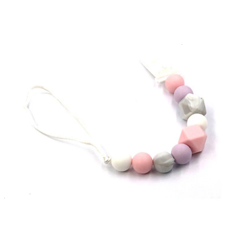 Ручная работа силиконовые соски цепи безопасное прорезывание зубов цепь ребенка