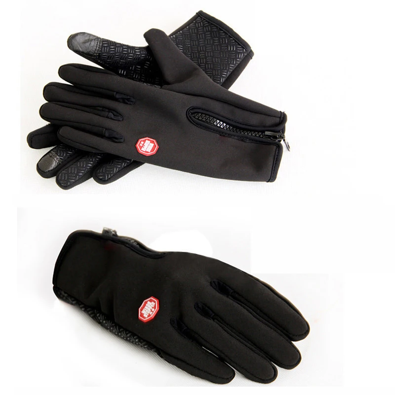 Велосипедные перчатки зимние спортивные ветрозащитные мужские и женские