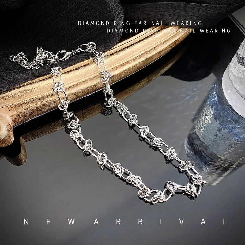 

12 шт./лот, новинка, модное ожерелье с цепочкой для ключицы, женское короткое ожерелье, аксессуары для женщин