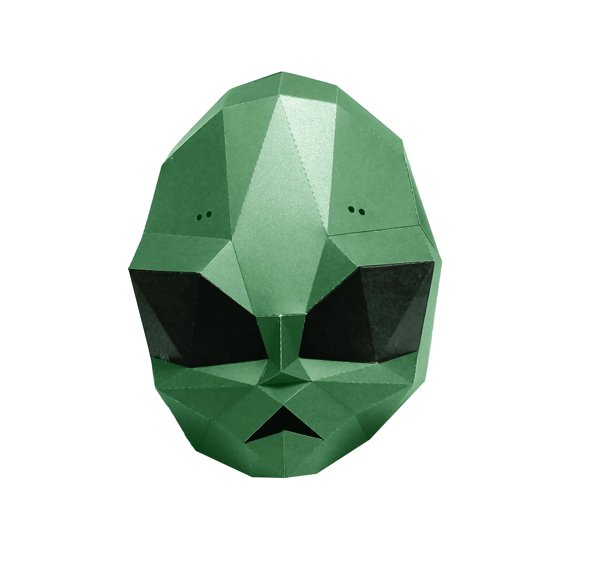 Бумажная маска 3d ET Alien костюм Косплей DIY Бумага Ремесло Маска модели Рождество Хэллоуин выпускной вечер вечерние подарки