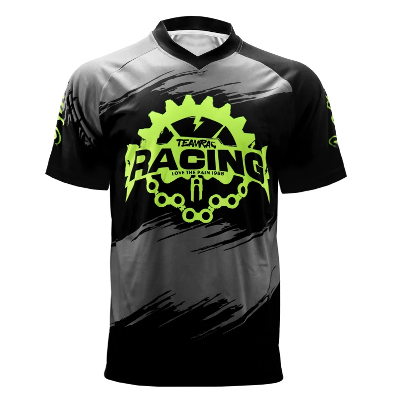

Быстросохнущая MTB DH Джерси Одежда для мотокросса BMX велосипеды горный велосипед Костюмы горные футболка