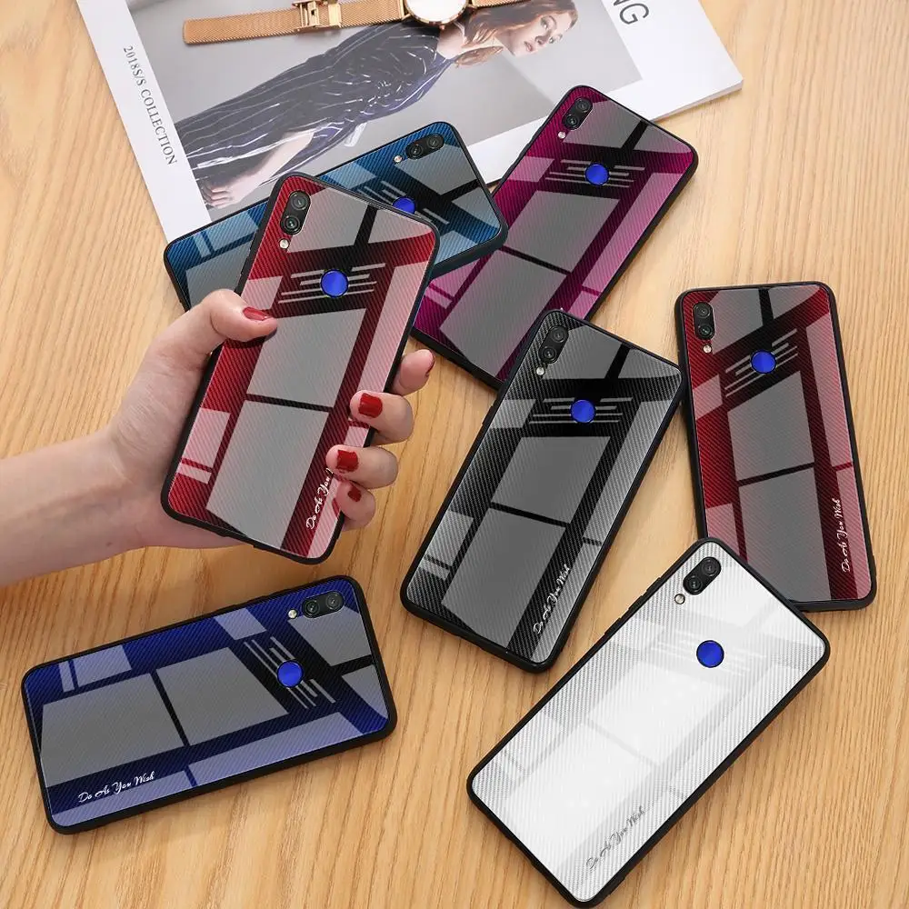 Чехол из закаленного стекла для ASUS Zenfone Max Pro M1 ZB601KL ZB602KL M2 ZB631KL ZB633KL текстура градиентный чехол Чехол Capas Coque Funda