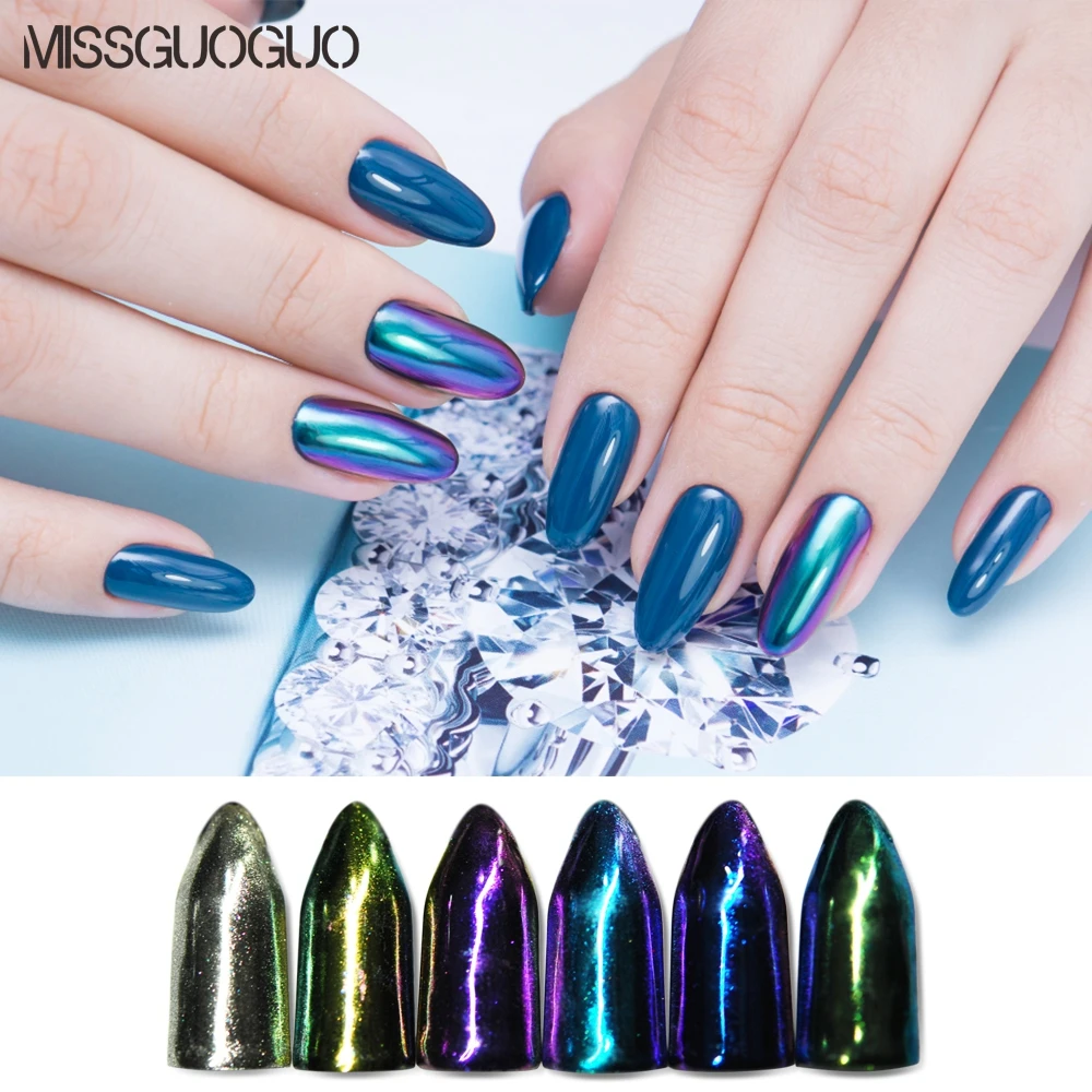 1 pot Nail Glitter Mirror Powder 11 colors Silver Golden Chrome Pigment for Nails Manicure Painting For Art | Красота и здоровье